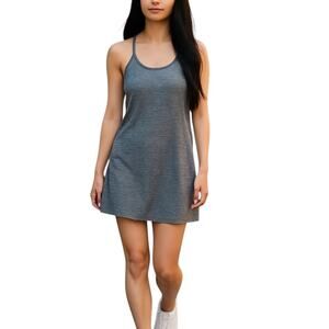 Calvin Klein Performance Women Gray Spaghetti Strap Active Dress Size M NWT